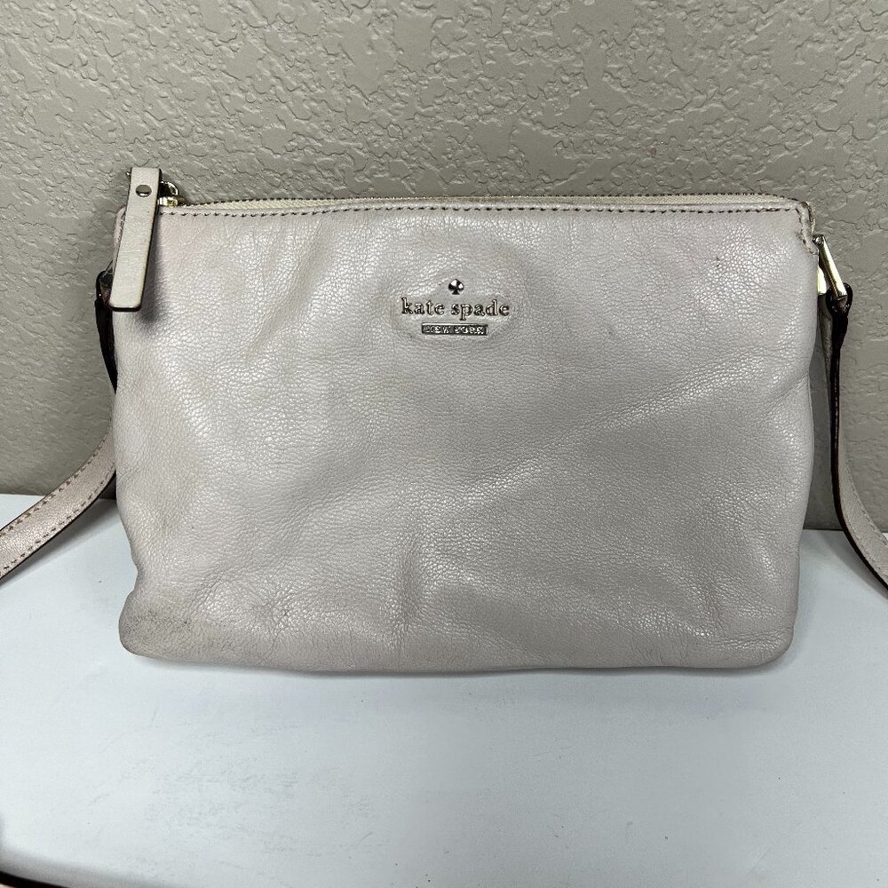 Kate Spade Ivory Leather Crossbody‎